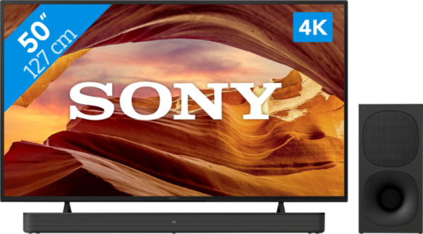 Sony KD-50X75WL (2023) + Soundbar