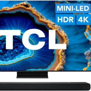 TCL QD Mini-LED 50C803 (2023) + Soundbar