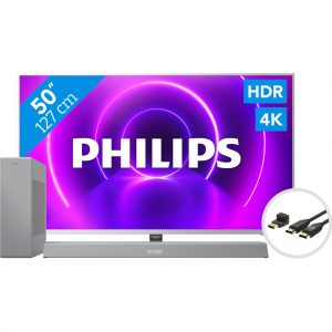 Philips 50PUS8505 - Ambilight (2020) + Soundbar + HDMI kabel
