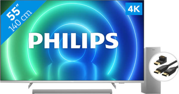 Philips 55PUS7556 + Soundbar + Hdmi kabel