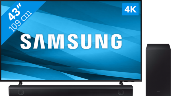Samsung Crystal UHD 43BU8000 (2022) + Soundbar