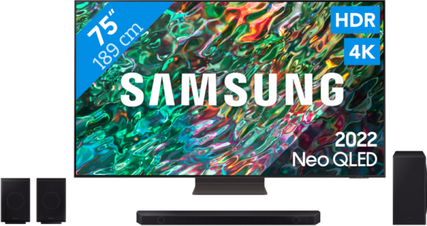Samsung Neo QLED 75QN90B (2022) + Soundbar