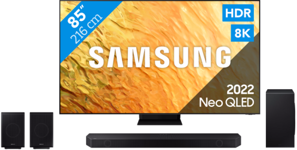 Samsung Neo QLED 8K 85QN800B (2022) + Soundbar