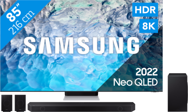 Samsung Neo QLED 8K 85QN900B (2022) + Soundbar
