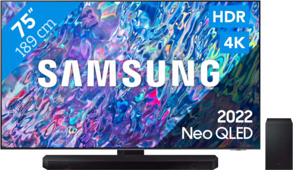 Samsung Neo QLED 75QN85B (2022) + Soundbar