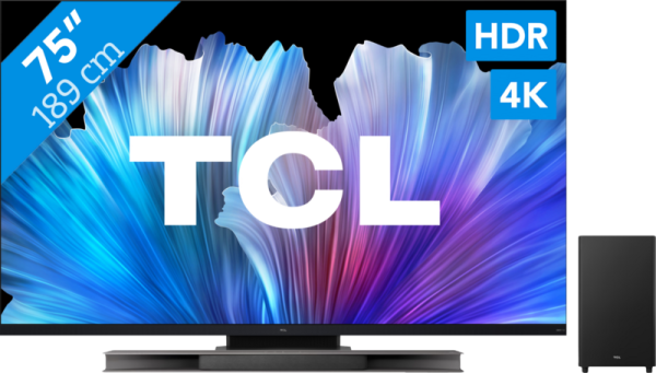 TCL QLED 75C931 (2022) + Soundbar