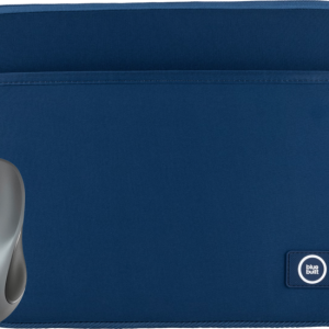 BlueBuilt CM01 Silent Click Draadloze Muis + 14 inch Laptophoes breedte 32cm - 33cm Blauw