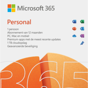 Microsoft 365 Personal NL Abonnement 1 jaar