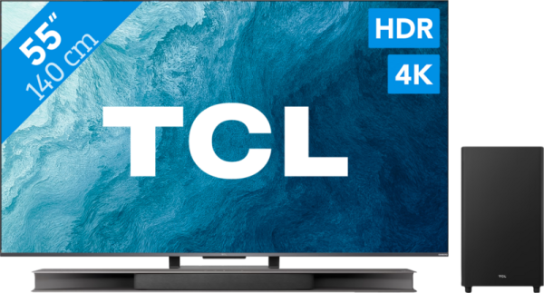 TCL QLED 55C731 (2022) + Soundbar