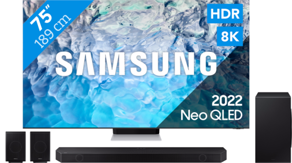 Samsung Neo QLED 8K 75QN900B (2022) + Soundbar
