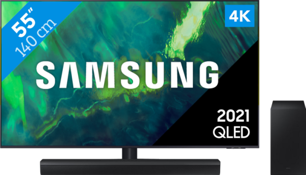 Samsung QLED 55Q74A + Soundbar