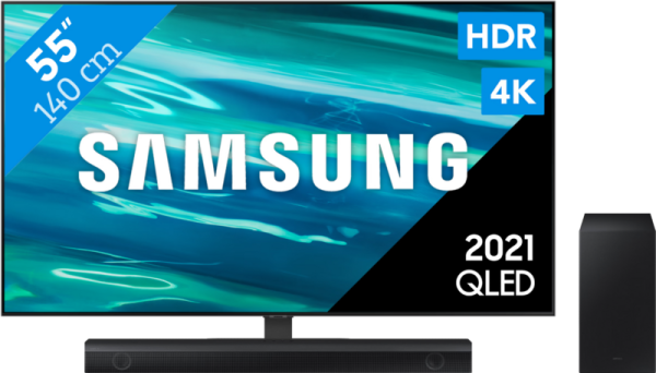 Samsung QLED 55Q80A + Soundbar