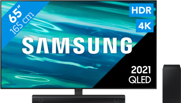 Samsung QLED 65Q80A + Soundbar