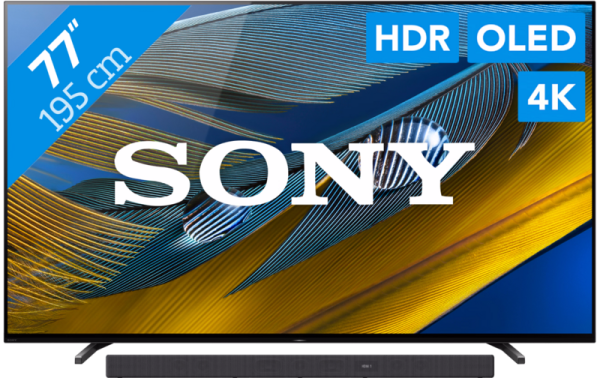 Sony Bravia OLED XR-77A80J + Soundbar