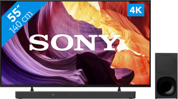 Sony KD-55X80K (2022) + Soundbar