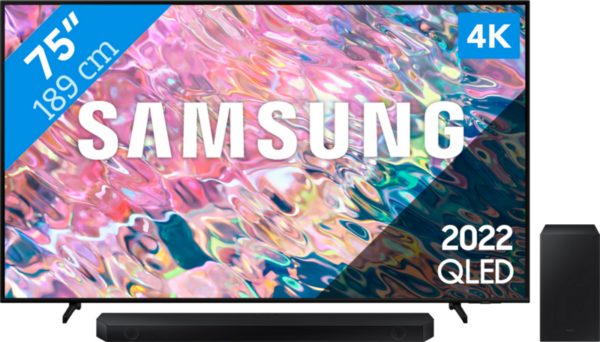 Samsung QLED 75Q64B (2022) + Soundbar