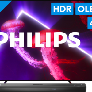 Philips 77OLED807 - Ambilight (2022) + Soundbar + Hdmi kabel