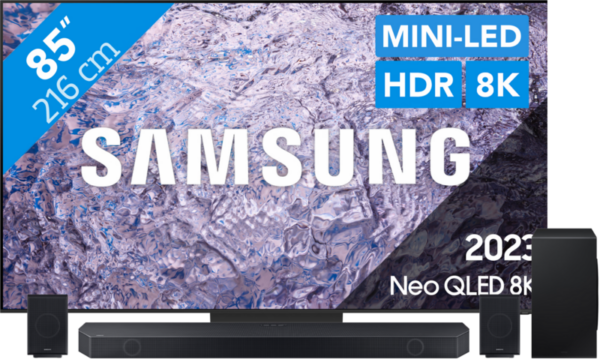 Samsung Neo QLED 8K 85QN800C (2023) + Soundbar