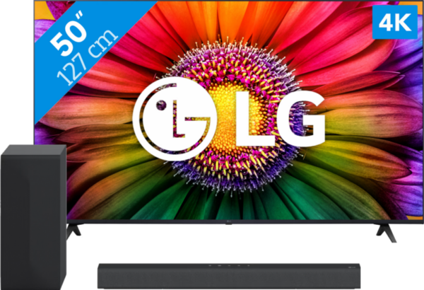 LG 50UR80006LJ (2023) + Soundbar