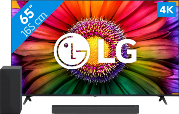 LG 65UR80006LJ (2023) + Soundbar