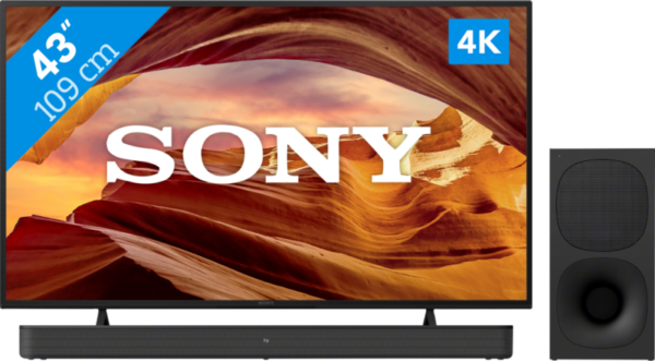 Sony KD-43X75WL (2023) + Soundbar