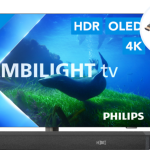 Philips 42OLED808 - Ambilight (2023) + Soundbar + Hdmi kabel
