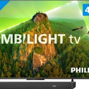 Philips 75PUS8108 - Ambilight (2023) + Soundbar + Hdmi kabel