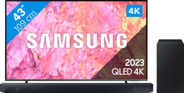 Samsung QLED 43Q64C (2023) + soundbar