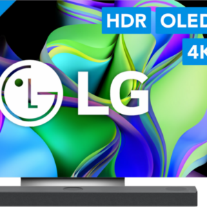 LG OLED55C34LA + Soundbar