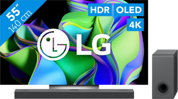 LG OLED55C34LA + Soundbar