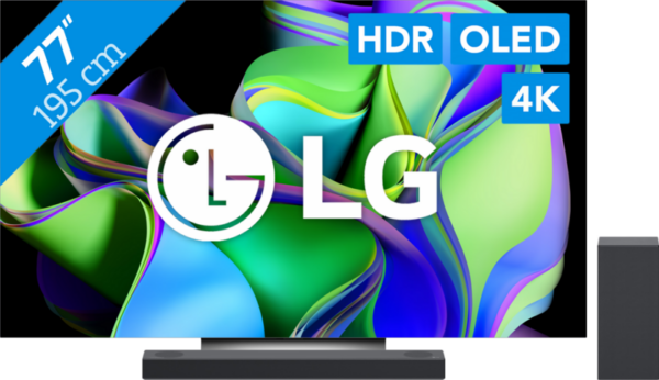 LG OLED77C34LA (2023) + Soundbar