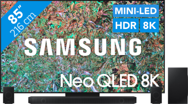 Samsung Neo QLED 8K 85QN800D (2024) + Soundbar