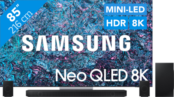 Samsung Neo QLED 8K 85QN900D (2024) + Soundbar