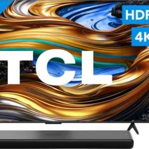 TCL 4K LED 50P71B (2024) + soundbar