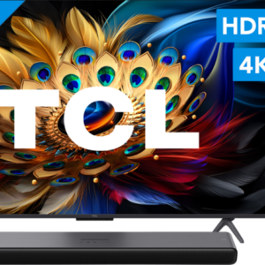 TCL QLED 50C61B (2024) + soundbar