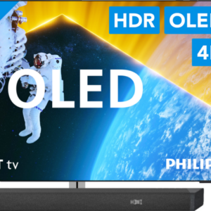 Philips 55OLED809 - Ambilight (2024) + Soundbar + Hdmi kabel