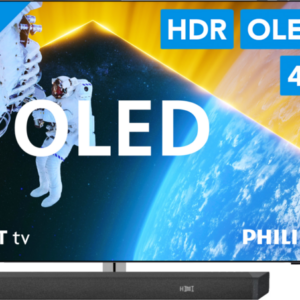 Philips 65OLED809 - Ambilight (2024) + Soundbar + Hdmi kabel