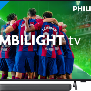Philips 65PUS8309 - Ambilight (2024) + Soundbar + Hdmi kabel