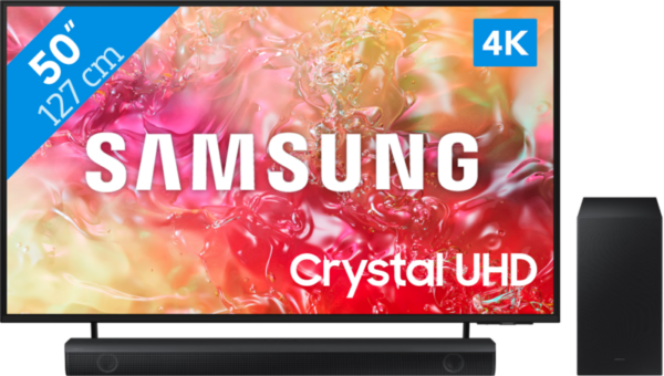 Samsung Crystal UHD 50DU7100 (2024)   + Soundbar