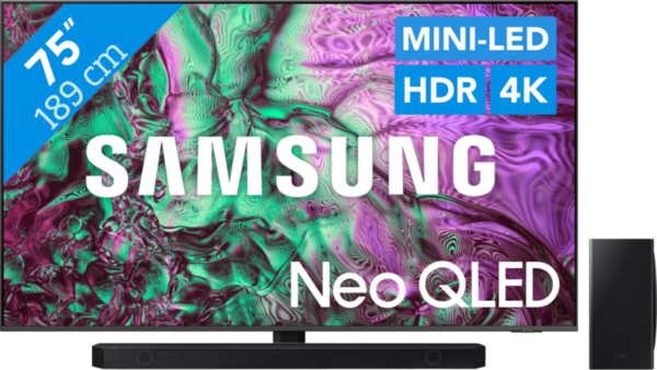 Samsung Neo QLED 4K 75QN86D (2024) + Soundbar