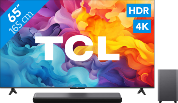 TCL 4K LED 65P61B (2024) + soundbar