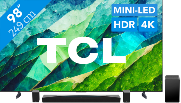 TCL QD Mini-Led 98C81B (2024) + soundbar